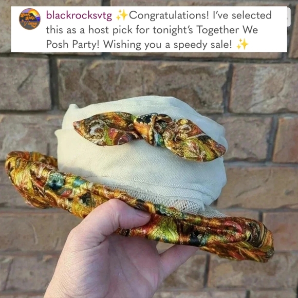 🚨Host Pick🎉Sparkling Vintage Hat - Picture 9 of 9